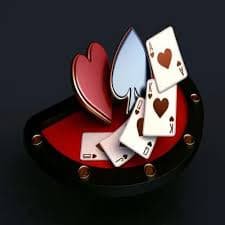 Antarmuka permainan Bandar Poker di heroslot77 dengan meja kartu dan opsi taruhan